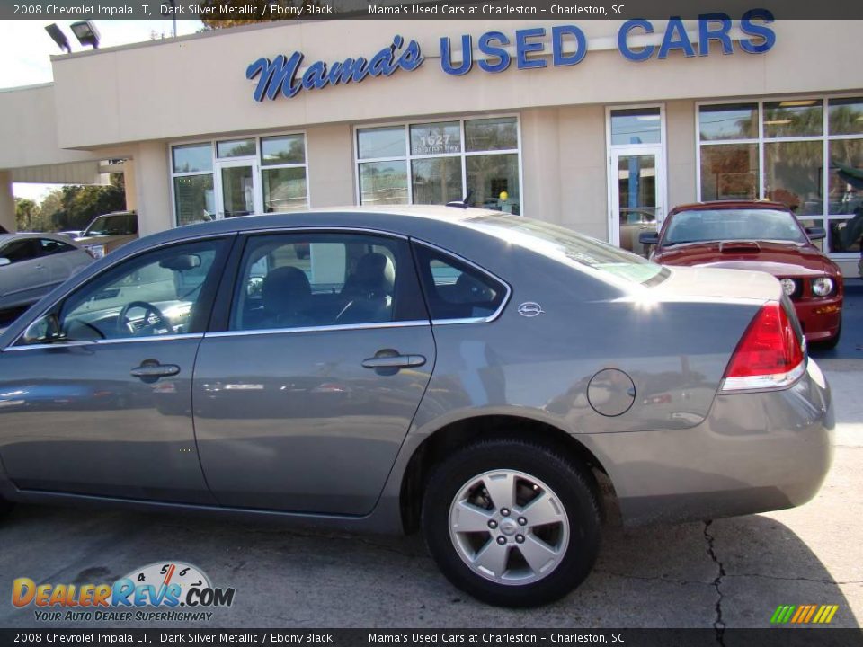 2008 Chevrolet Impala LT Dark Silver Metallic / Ebony Black Photo #26