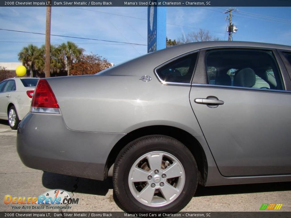 2008 Chevrolet Impala LT Dark Silver Metallic / Ebony Black Photo #27
