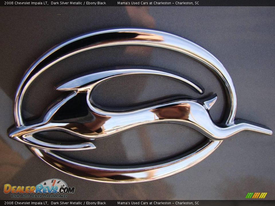 2008 Chevrolet Impala LT Dark Silver Metallic / Ebony Black Photo #30