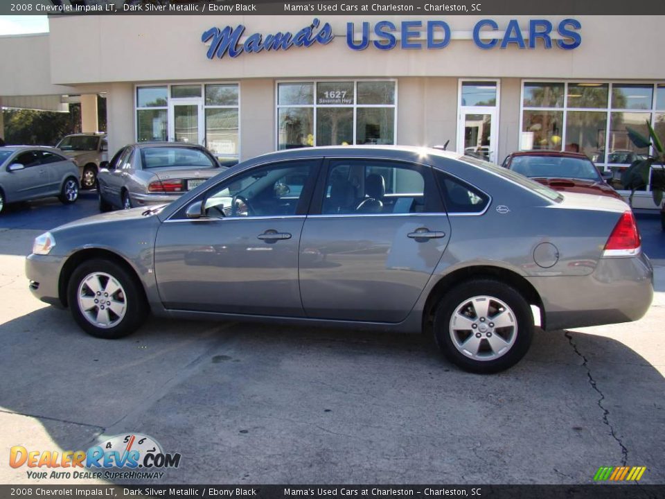 2008 Chevrolet Impala LT Dark Silver Metallic / Ebony Black Photo #33