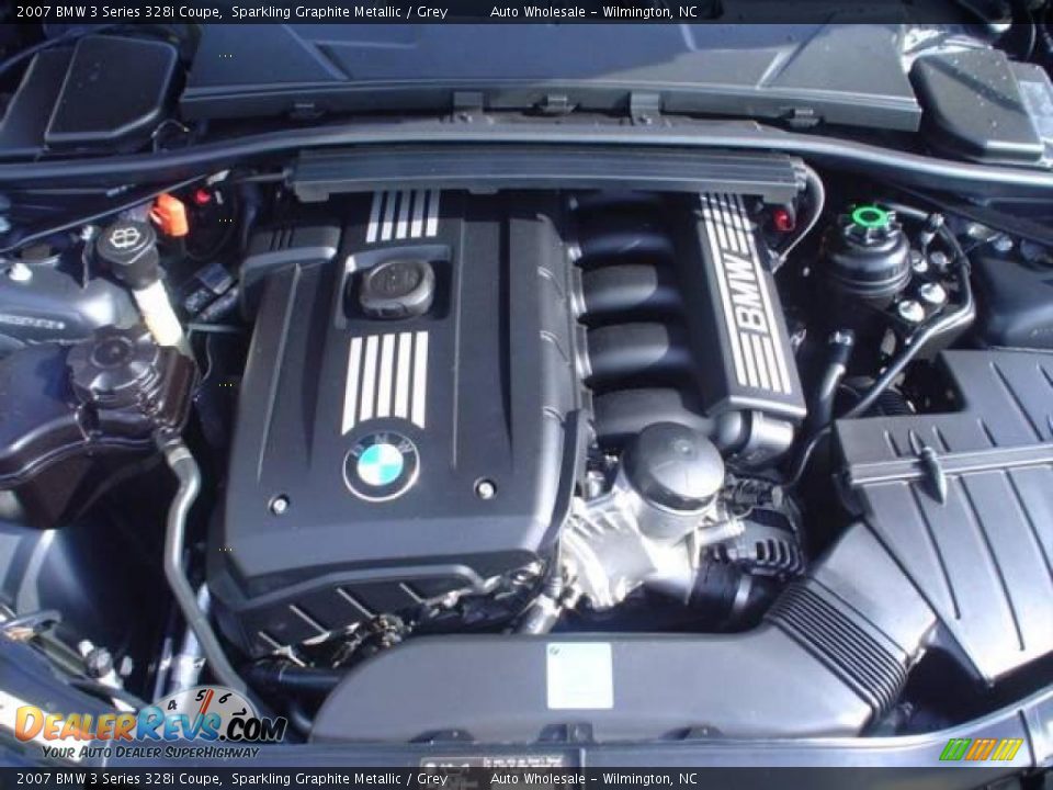 2007 BMW 3 Series 328i Coupe Sparkling Graphite Metallic / Grey Photo #6
