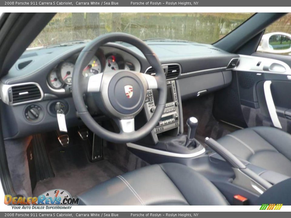 Dashboard of 2008 Porsche 911 Carrera S Cabriolet Photo #19