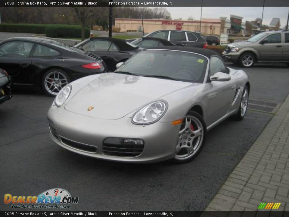 2008 Porsche Boxster S Arctic Silver Metallic / Black Photo #1