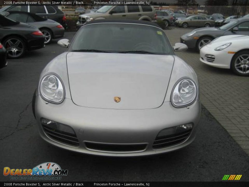 2008 Porsche Boxster S Arctic Silver Metallic / Black Photo #2