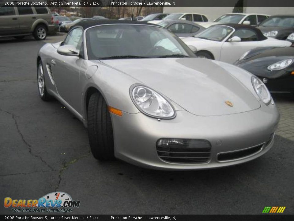 2008 Porsche Boxster S Arctic Silver Metallic / Black Photo #3