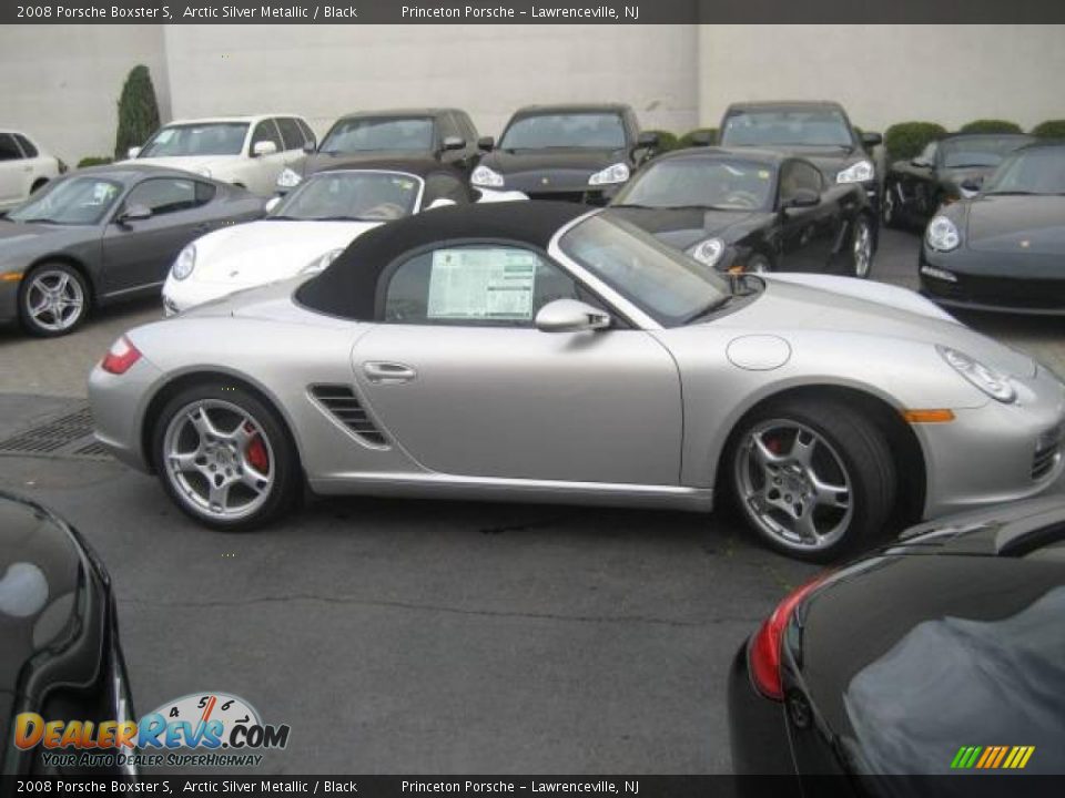 2008 Porsche Boxster S Arctic Silver Metallic / Black Photo #4