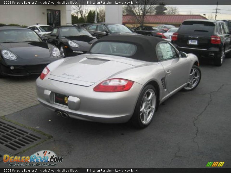 2008 Porsche Boxster S Arctic Silver Metallic / Black Photo #5