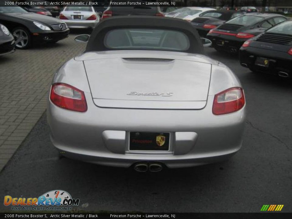 2008 Porsche Boxster S Arctic Silver Metallic / Black Photo #6