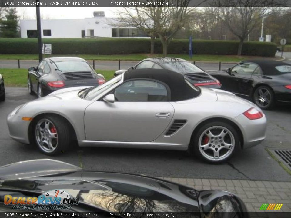 2008 Porsche Boxster S Arctic Silver Metallic / Black Photo #8