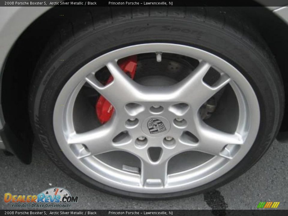 2008 Porsche Boxster S Arctic Silver Metallic / Black Photo #11