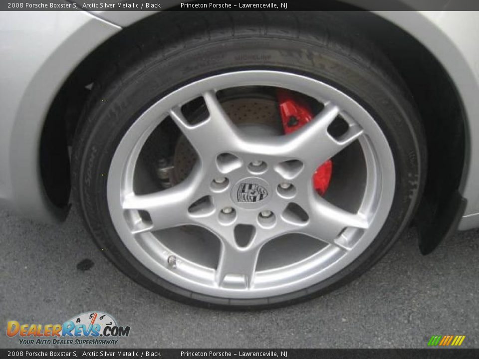 2008 Porsche Boxster S Arctic Silver Metallic / Black Photo #13