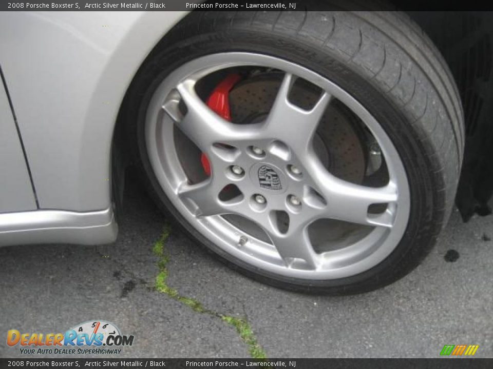 2008 Porsche Boxster S Arctic Silver Metallic / Black Photo #14