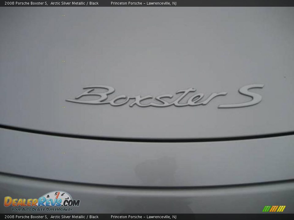 2008 Porsche Boxster S Arctic Silver Metallic / Black Photo #18