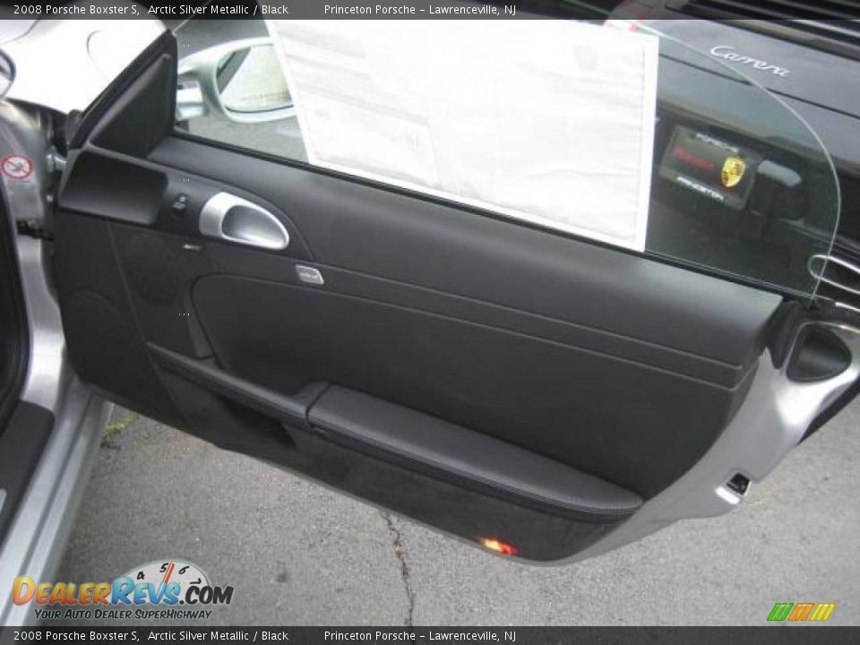 2008 Porsche Boxster S Arctic Silver Metallic / Black Photo #19