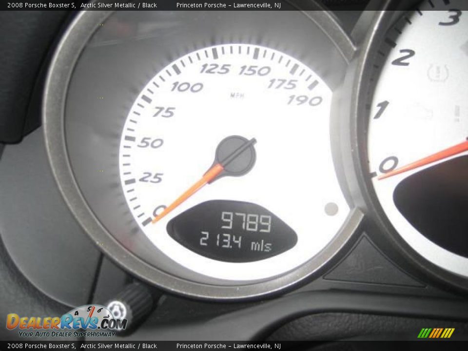 2008 Porsche Boxster S Arctic Silver Metallic / Black Photo #26