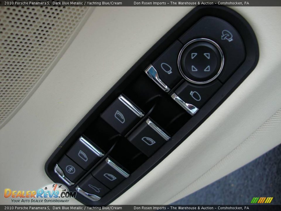 2010 Porsche Panamera S Dark Blue Metallic / Yachting Blue/Cream Photo #14