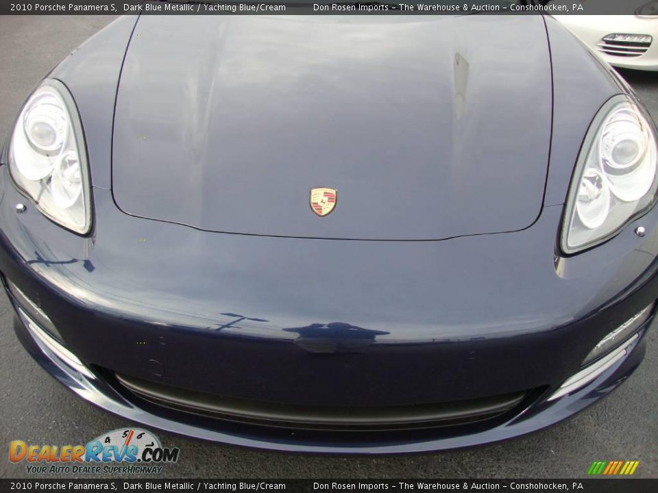 2010 Porsche Panamera S Dark Blue Metallic / Yachting Blue/Cream Photo #33