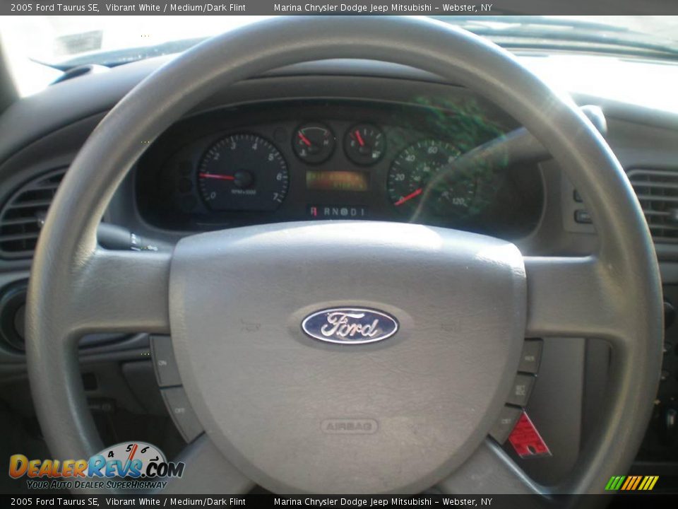 2005 Ford Taurus SE Vibrant White / Medium/Dark Flint Photo #6