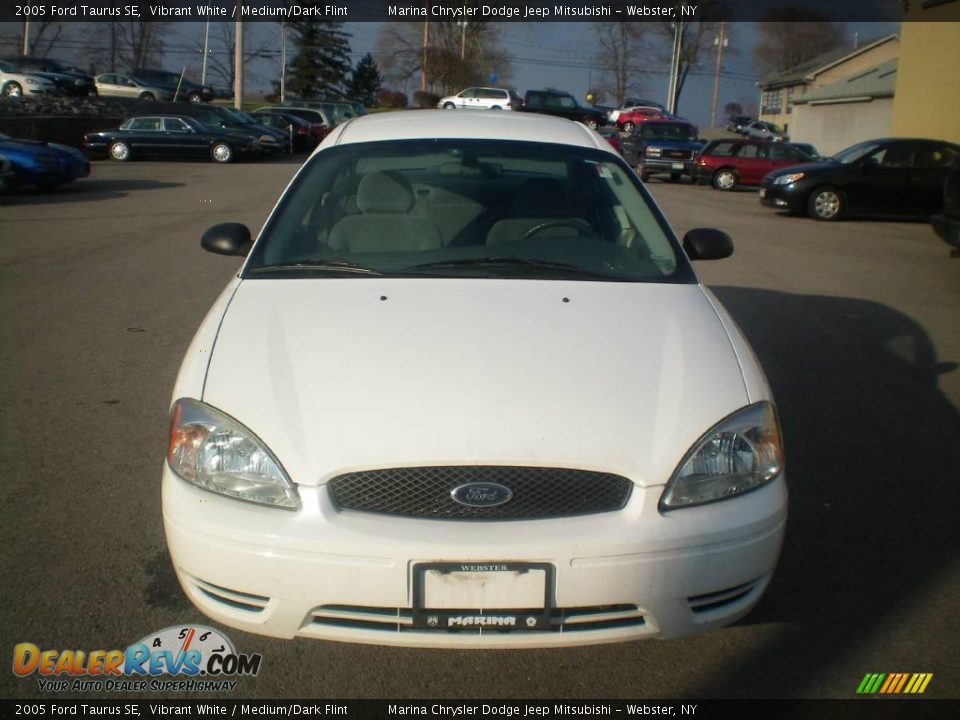 2005 Ford Taurus SE Vibrant White / Medium/Dark Flint Photo #13