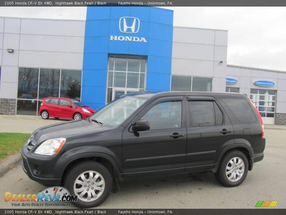 2005 Honda CR-V EX 4WD Nighthawk Black Pearl / Black Photo #1