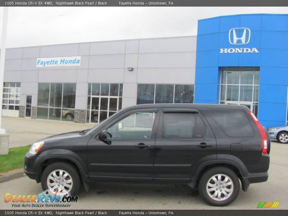 2005 Honda CR-V EX 4WD Nighthawk Black Pearl / Black Photo #2