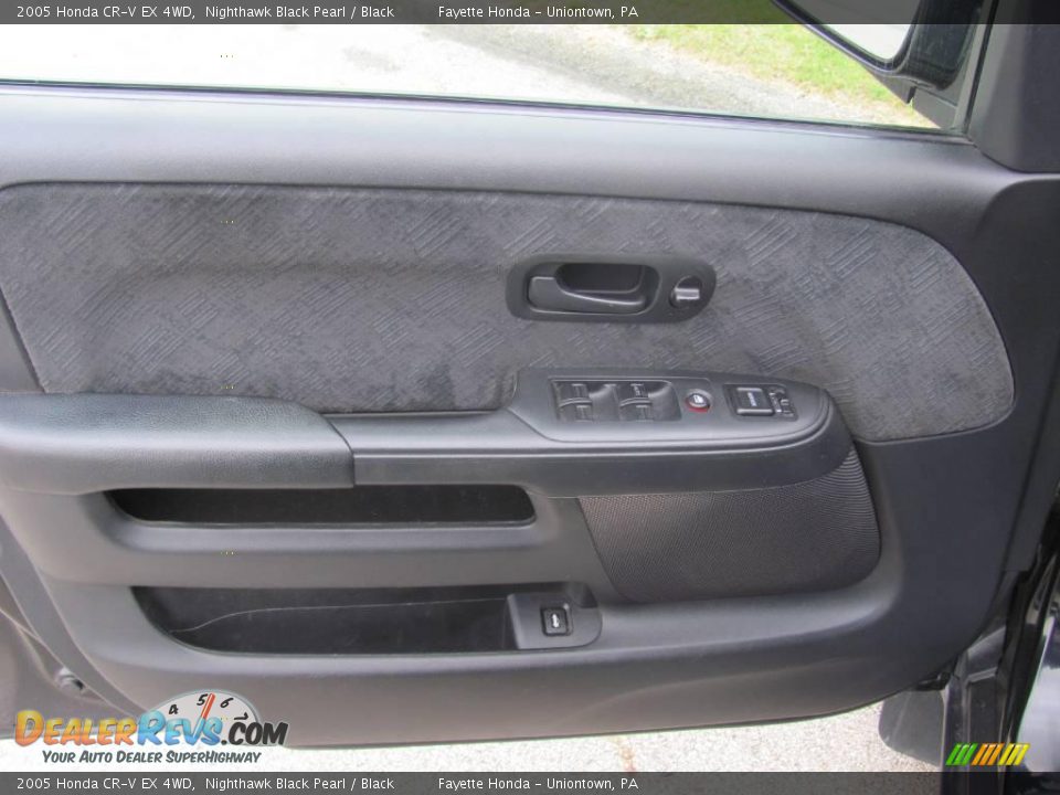 2005 Honda CR-V EX 4WD Nighthawk Black Pearl / Black Photo #8
