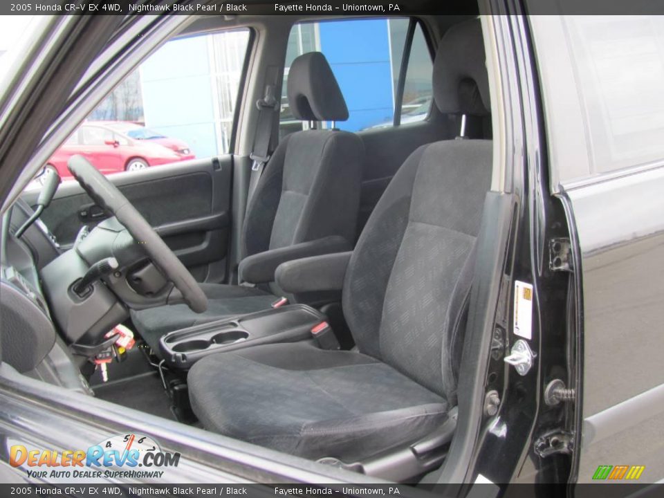 2005 Honda CR-V EX 4WD Nighthawk Black Pearl / Black Photo #9