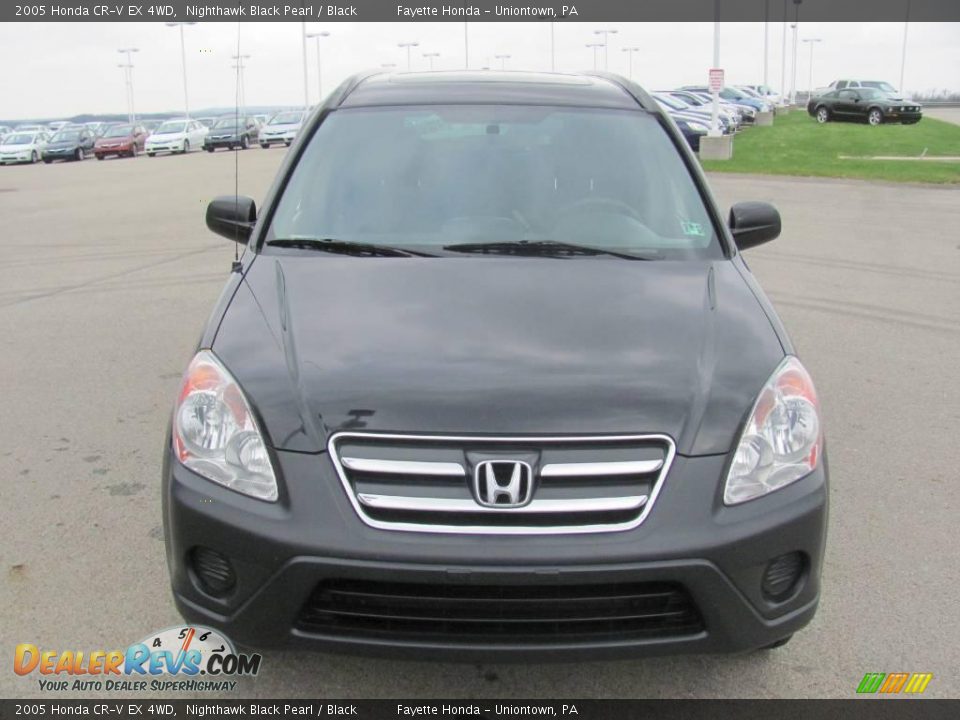 2005 Honda CR-V EX 4WD Nighthawk Black Pearl / Black Photo #12
