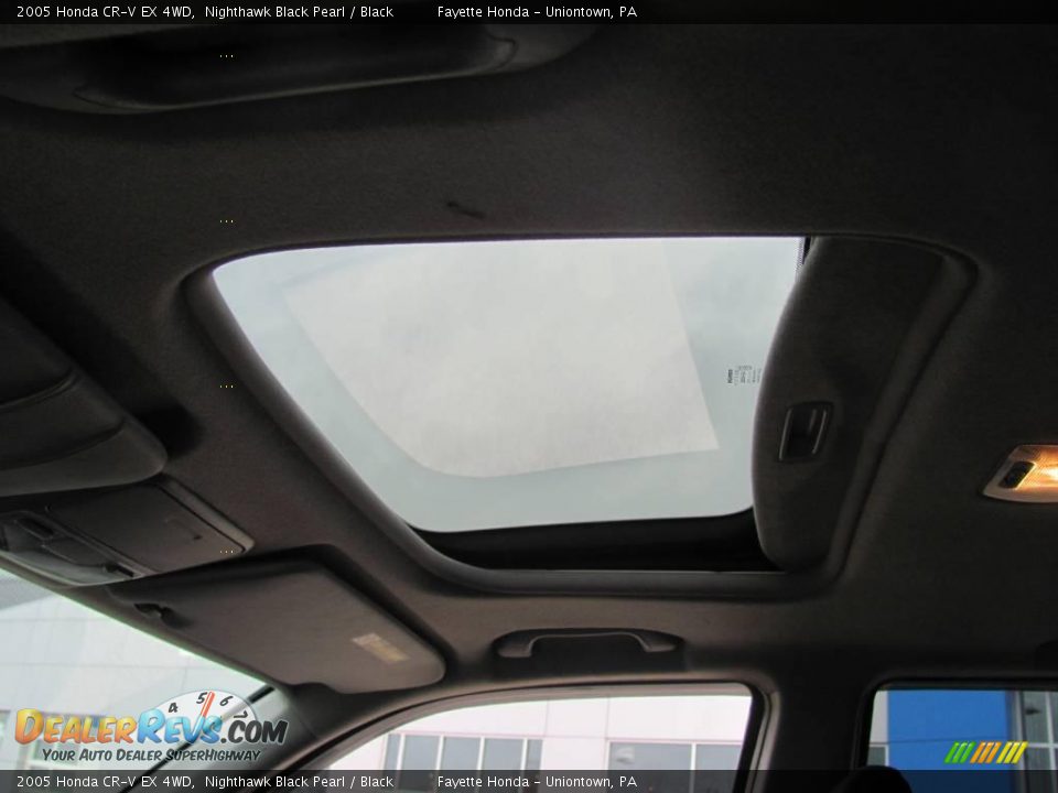2005 Honda CR-V EX 4WD Nighthawk Black Pearl / Black Photo #13