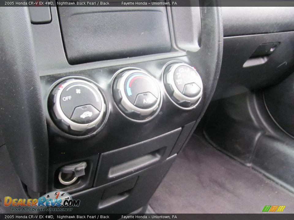 2005 Honda CR-V EX 4WD Nighthawk Black Pearl / Black Photo #15