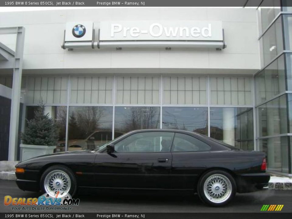 1995 BMW 8 Series 850CSi Jet Black / Black Photo #1