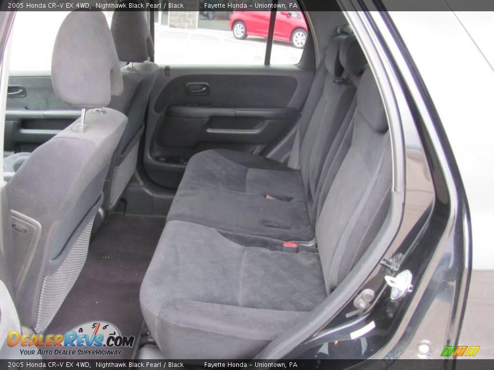 2005 Honda CR-V EX 4WD Nighthawk Black Pearl / Black Photo #17