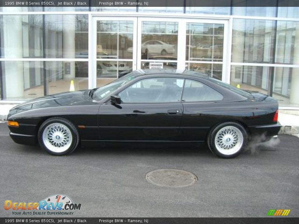 1995 BMW 8 Series 850CSi Jet Black / Black Photo #2