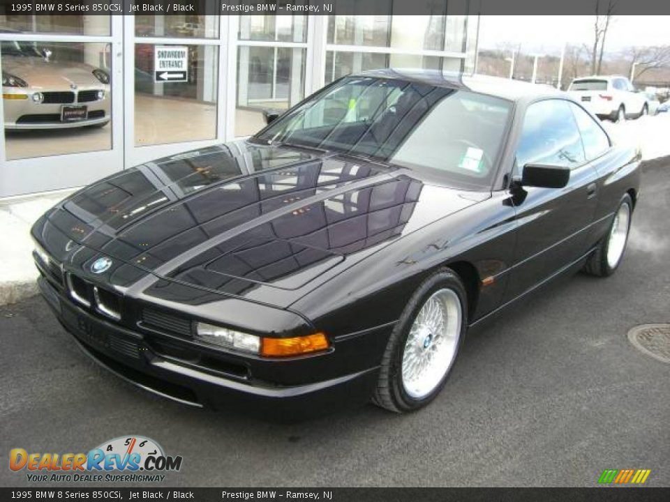 1995 BMW 8 Series 850CSi Jet Black / Black Photo #3