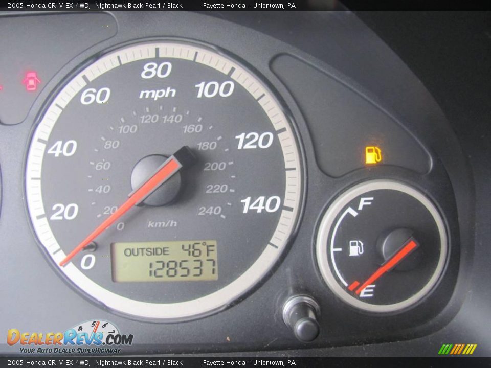 2005 Honda CR-V EX 4WD Nighthawk Black Pearl / Black Photo #20