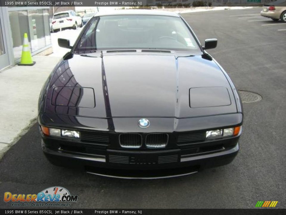 1995 BMW 8 Series 850CSi Jet Black / Black Photo #4