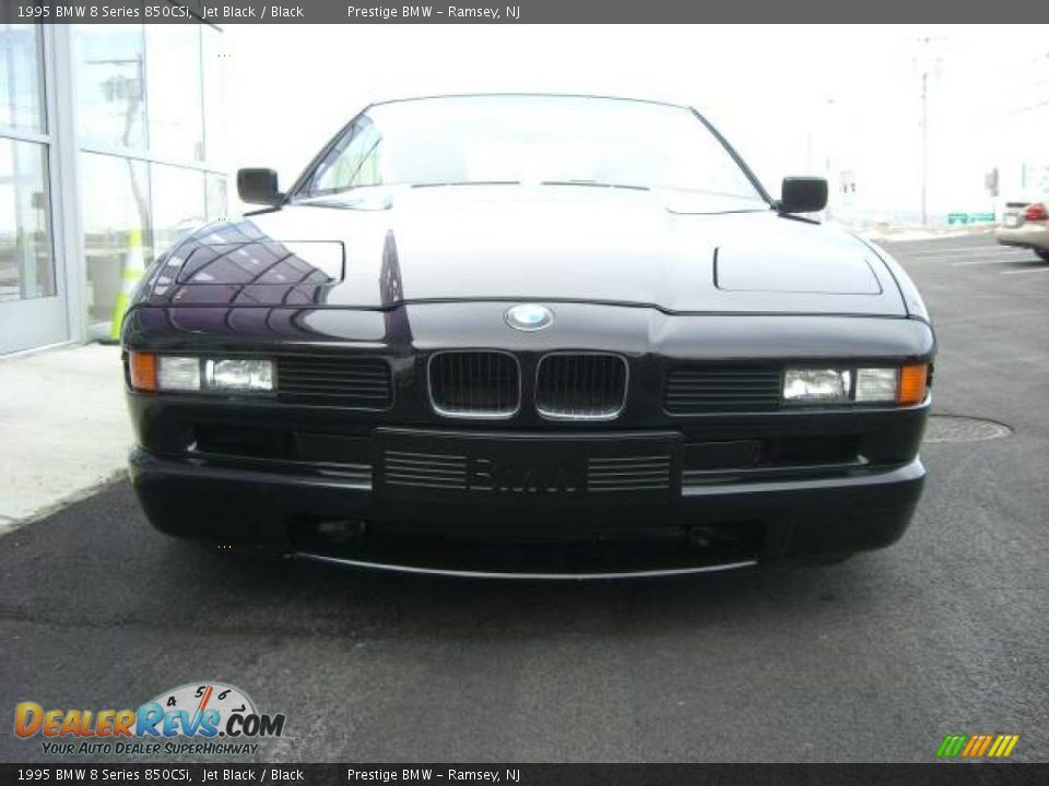 1995 BMW 8 Series 850CSi Jet Black / Black Photo #5