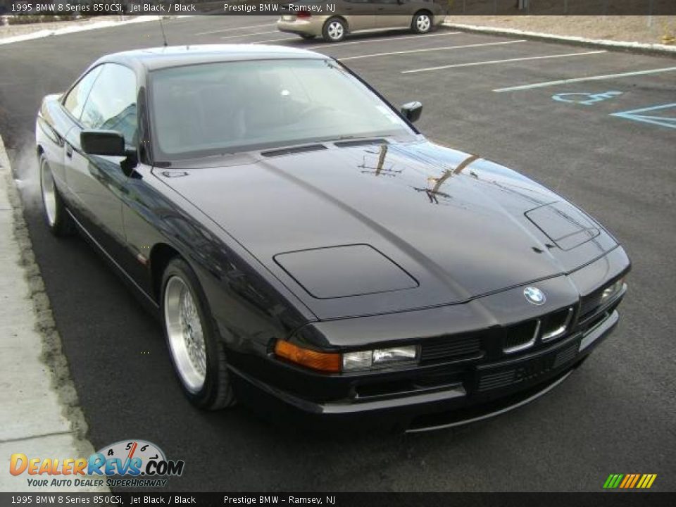 1995 BMW 8 Series 850CSi Jet Black / Black Photo #6