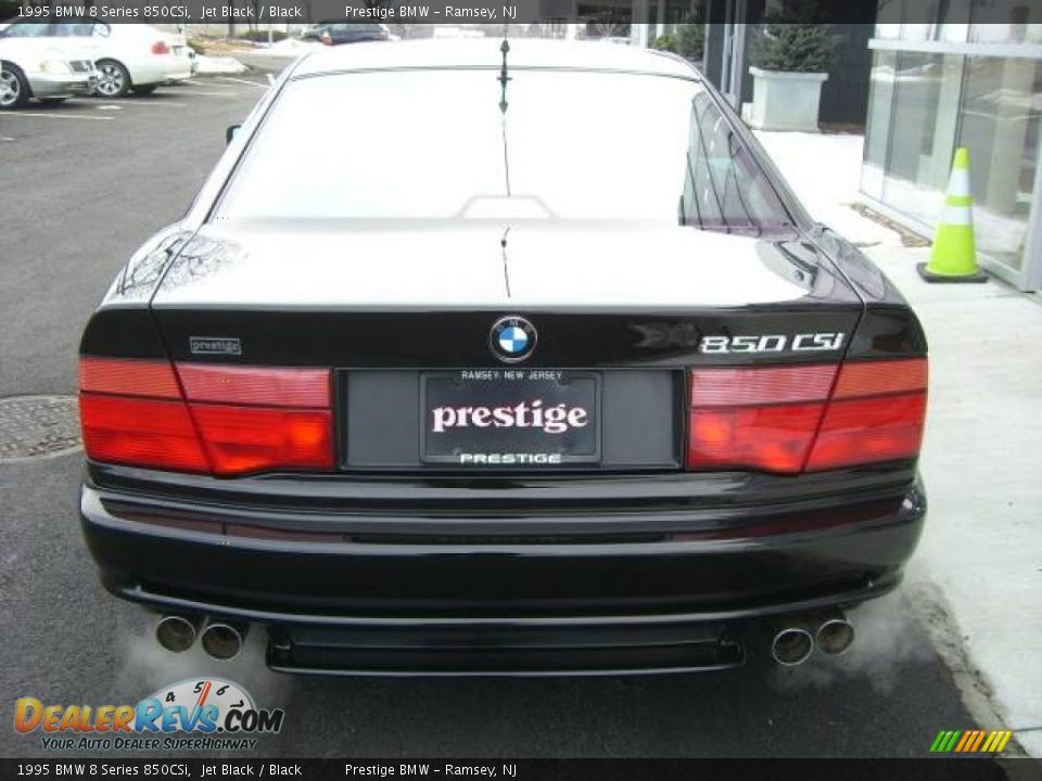 1995 BMW 8 Series 850CSi Jet Black / Black Photo #8