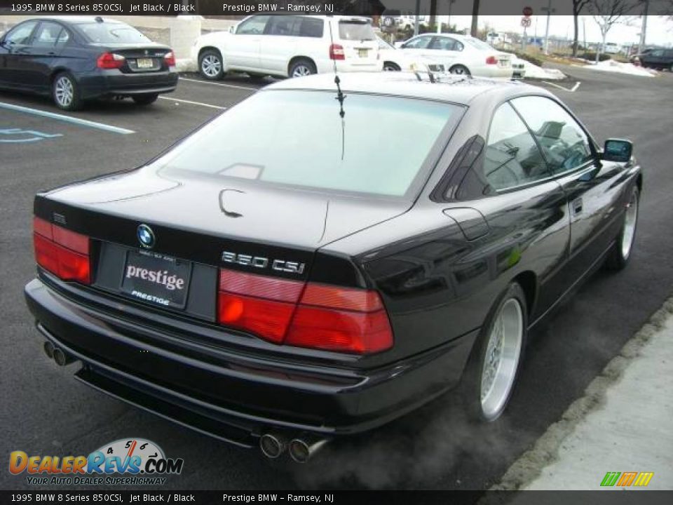 1995 BMW 8 Series 850CSi Jet Black / Black Photo #9