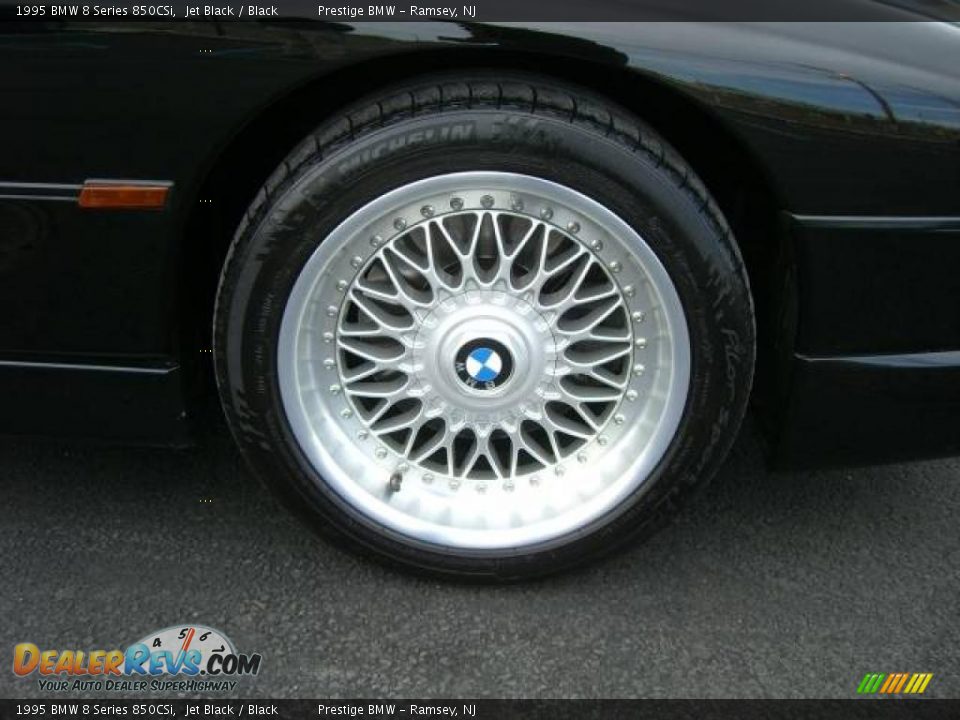 1995 BMW 8 Series 850CSi Jet Black / Black Photo #11