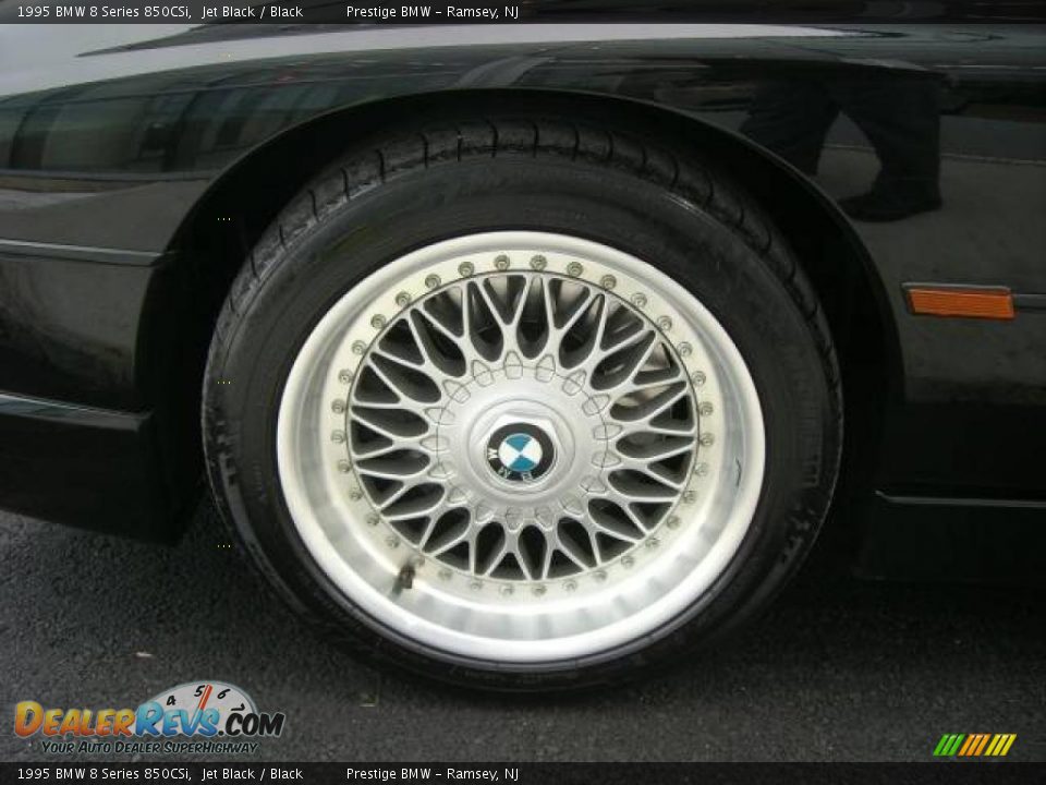 1995 BMW 8 Series 850CSi Jet Black / Black Photo #14