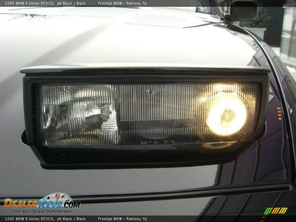 1995 BMW 8 Series 850CSi Jet Black / Black Photo #17