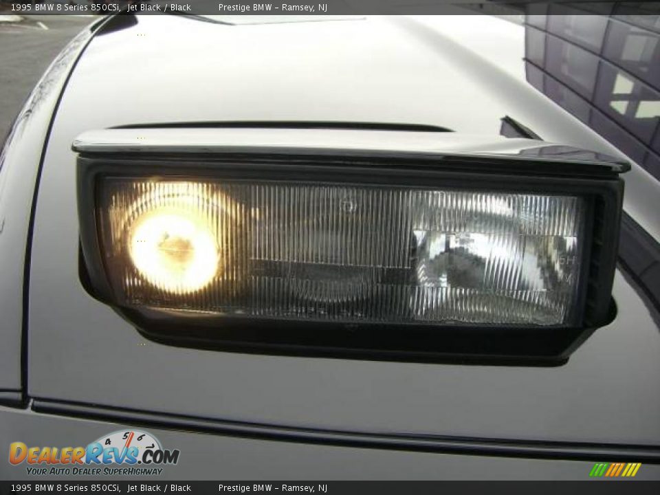 1995 BMW 8 Series 850CSi Jet Black / Black Photo #18