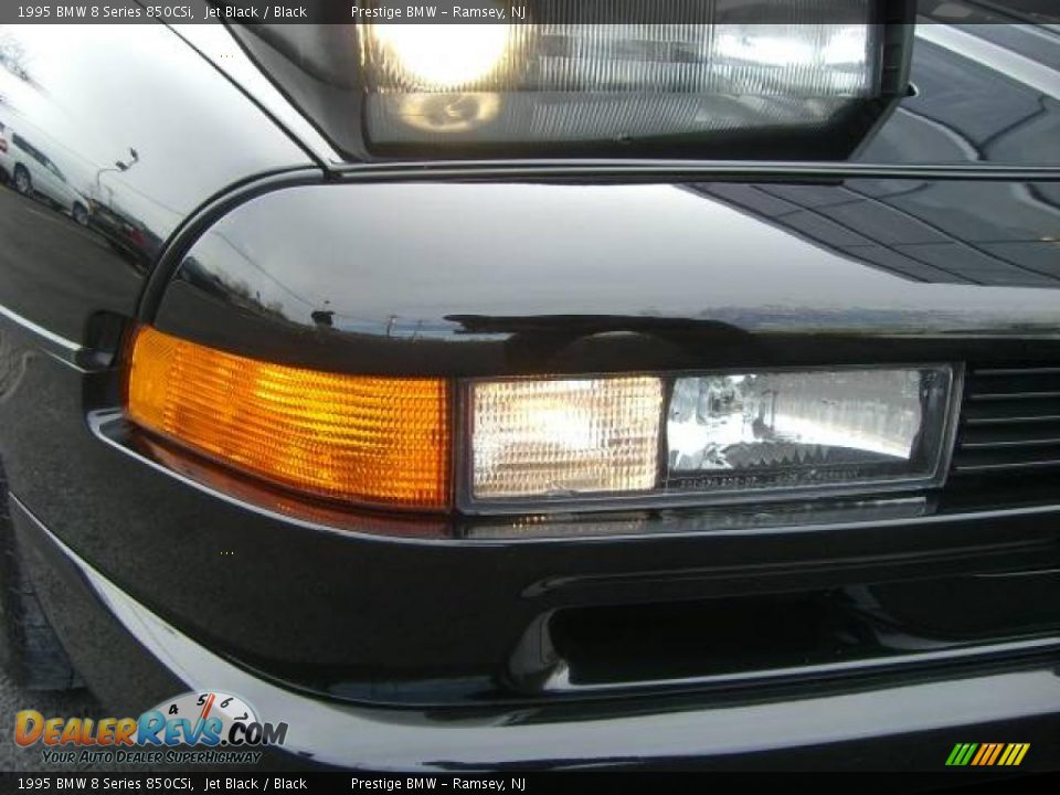 1995 BMW 8 Series 850CSi Jet Black / Black Photo #19