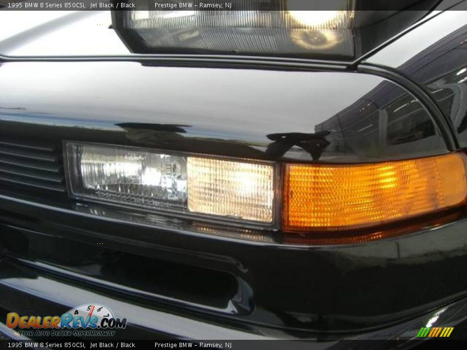 1995 BMW 8 Series 850CSi Jet Black / Black Photo #20