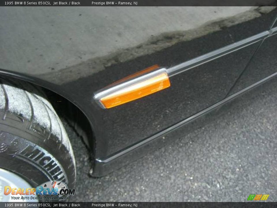 1995 BMW 8 Series 850CSi Jet Black / Black Photo #21