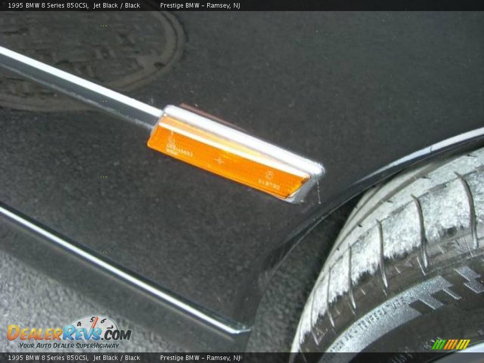 1995 BMW 8 Series 850CSi Jet Black / Black Photo #22