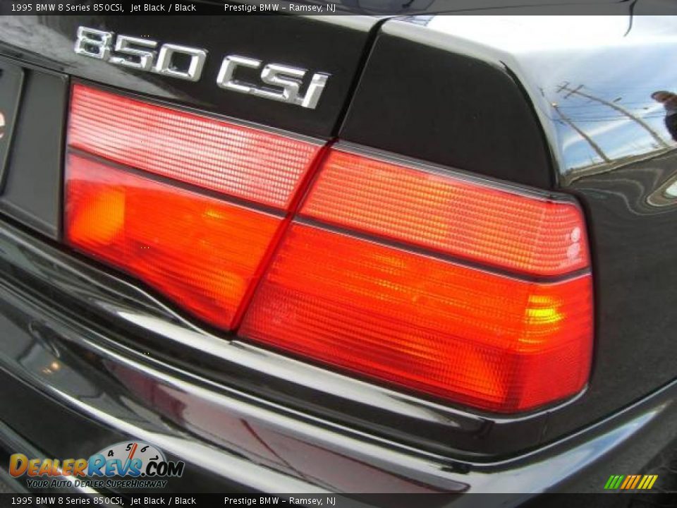 1995 BMW 8 Series 850CSi Jet Black / Black Photo #23