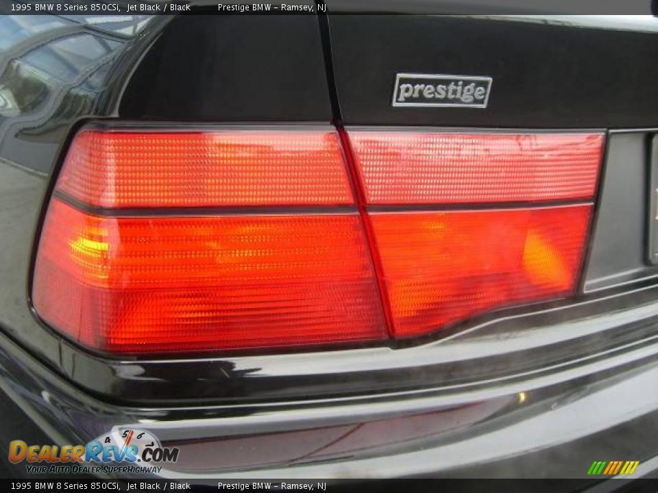 1995 BMW 8 Series 850CSi Jet Black / Black Photo #24